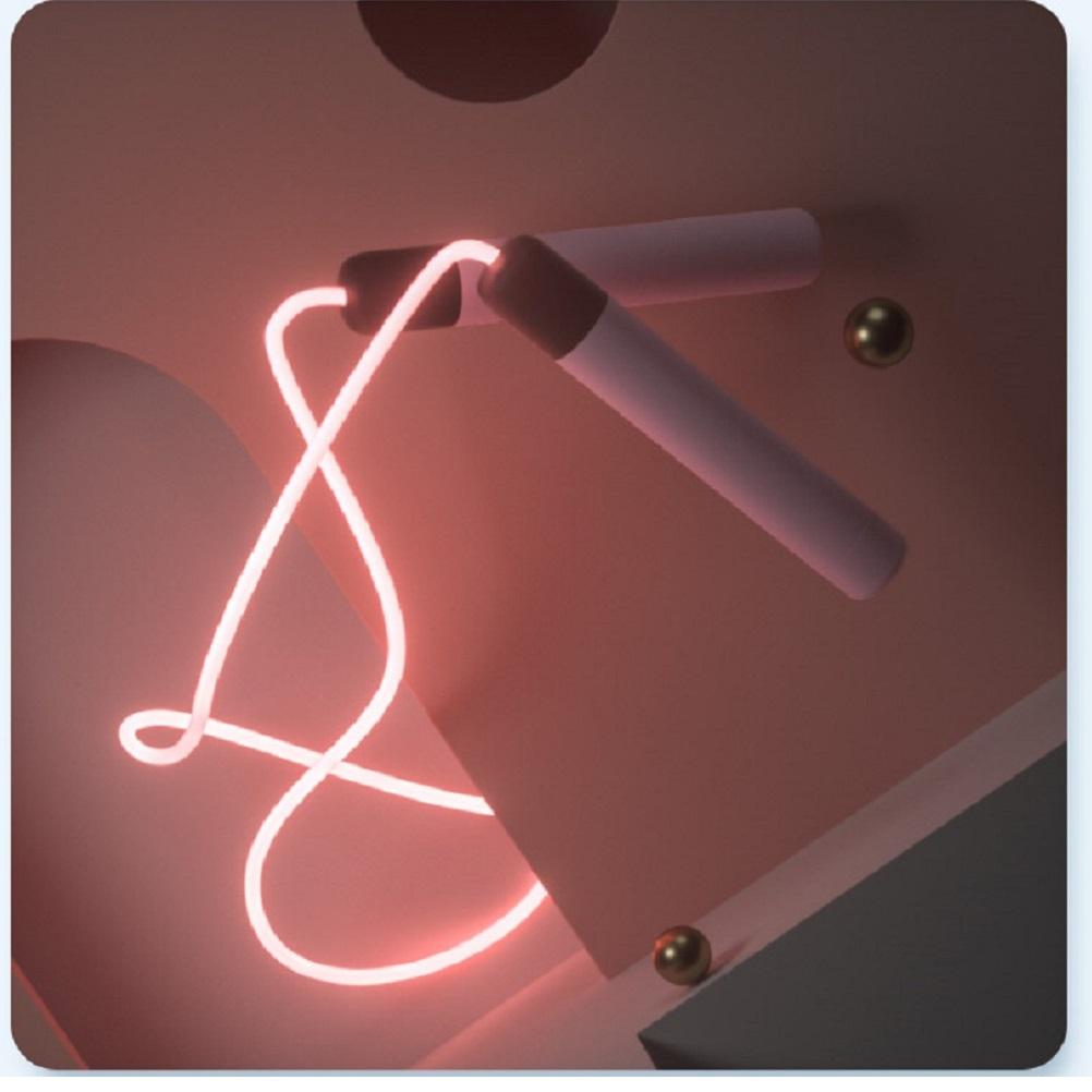 Светящаяся скакалка скакалкой LED Скакалка для детей и взрослых Фитнес