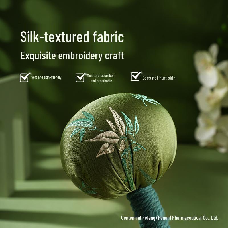 Массажный молоток по меридианам с полынью для здоровья и мокса-терапии