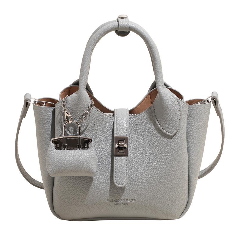 Стильная женская корейская сумка-ведро на весну/лето 2025 – Универсальная повседневная сумка через плечо и кроссбоди