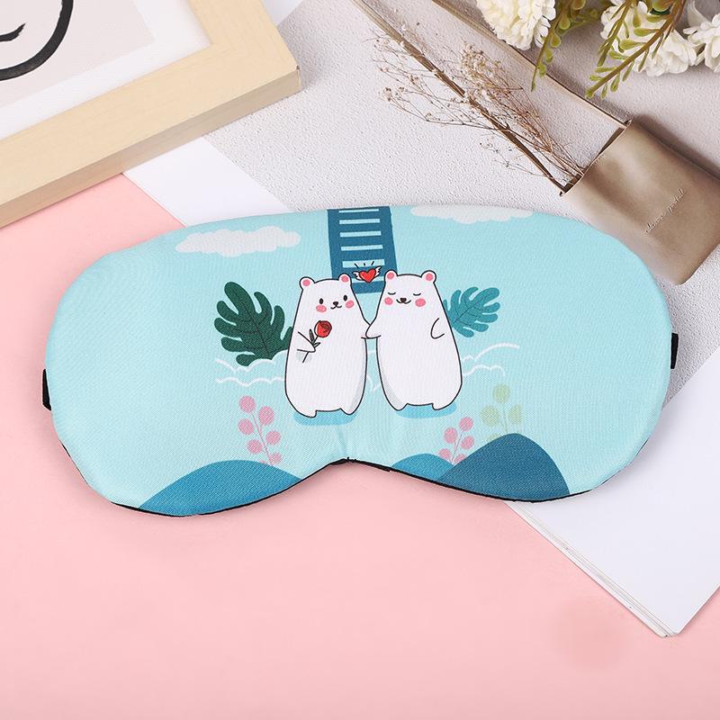Creative Cartoon Eye Mask: Hot/Cold Compress for Relaxation and Shading