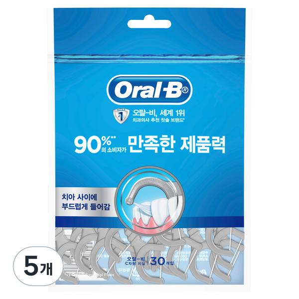 Зубная нить одноразовая Oral-B, 30 шт., 5 шт.