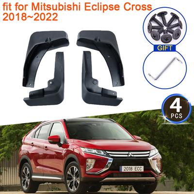 Брызговики для Mitsubishi Eclipse Cross 2018 ~ 2022, аксессуары для крыльев, передние и задние брызговики, защита от брызг, автомобильный Стайлинг
