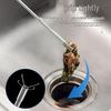Gripper Drain Cleaner & Four-Claw Picker: Unclog Toilet Plunger & Kitchen Sink Tool