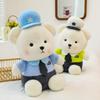 Cute Police Bear Doll Teddy Bear Plush Toy Doll Sleeping Pillow Girl Birthday Gift