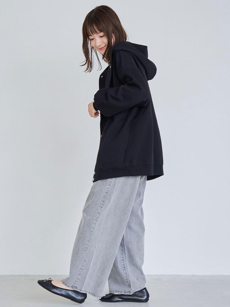 Cohen Clean Plus Sweat Snap Button Hoodie (Stain Resistant (Food Stains), UV Protection), 75601000002 1190 LT.GRAY(11) XL