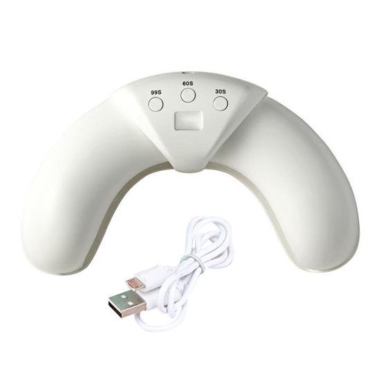 Светильник для чистки ногтей, маникюрная лампа типа C, портативная УФ-лампа для лечения грибка ногтей на ногах, инструменты для чистки ногтей