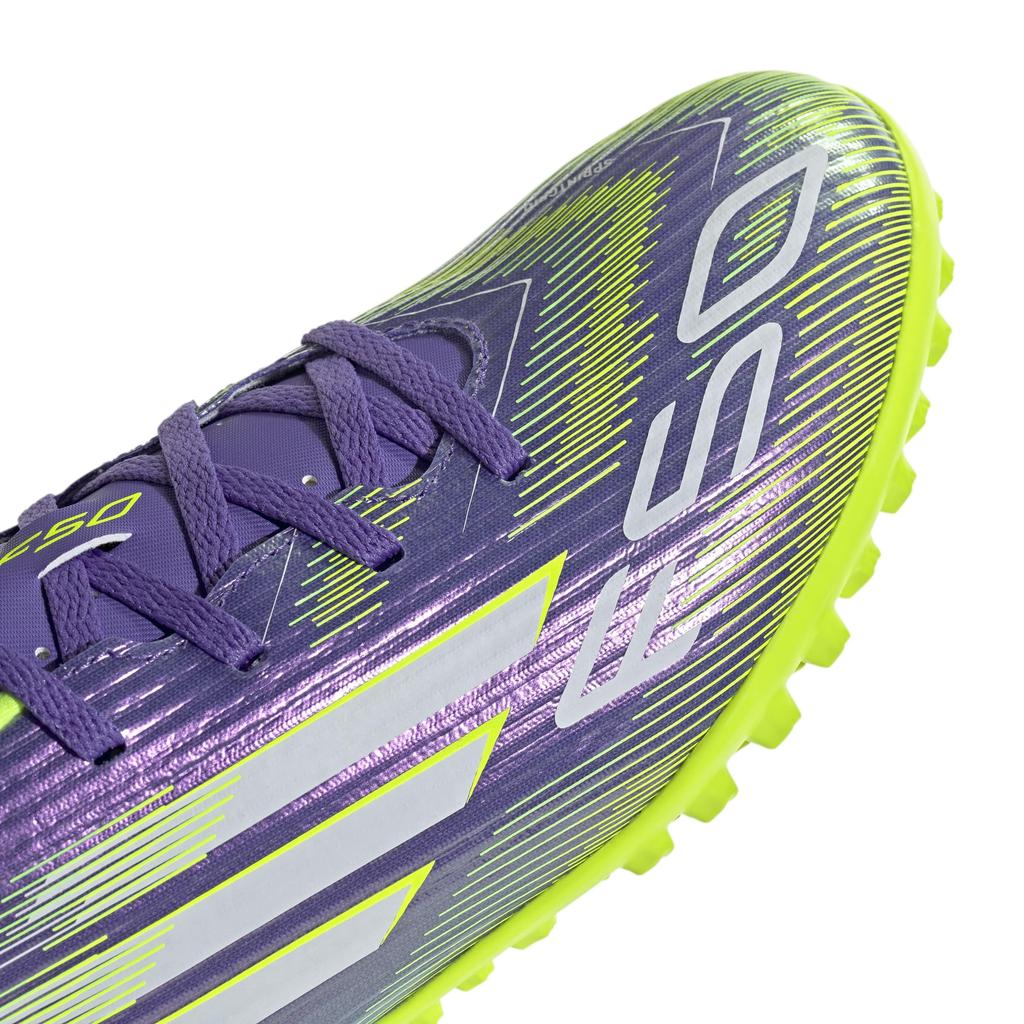 Adidas F50 Club TF Футзал Унисекс Фиолетовый Лимонный Размер см Обувь, Взрослый, NIL89, Rush/Footwear White/Lucid (JI0026), 28,0