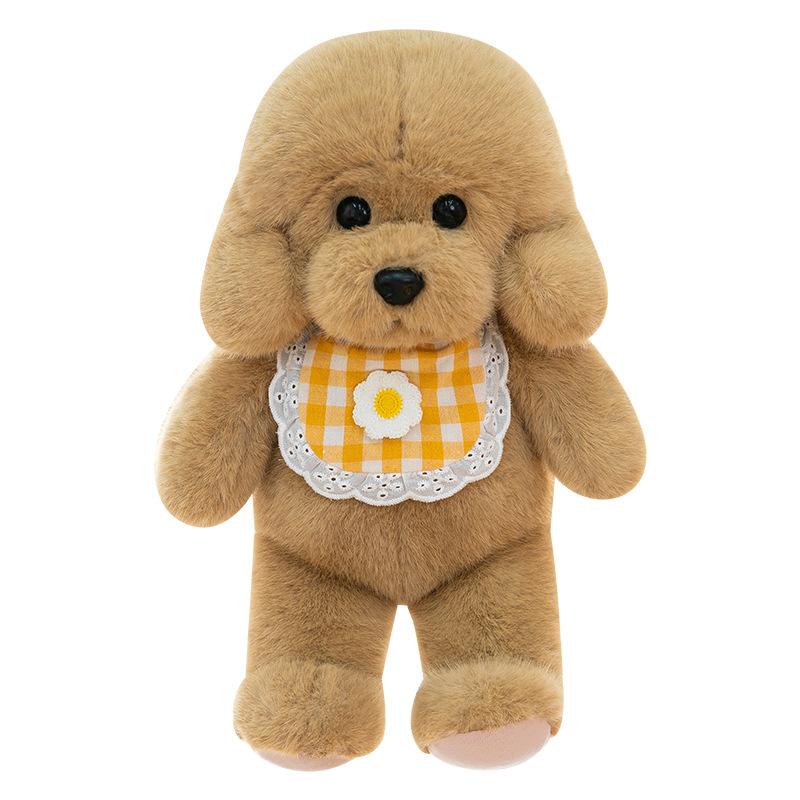 Super Cute Scarf Labrador Retriever Plush Toys Girl Birthday Gift Video Game City Redemption Doll Home Decoration