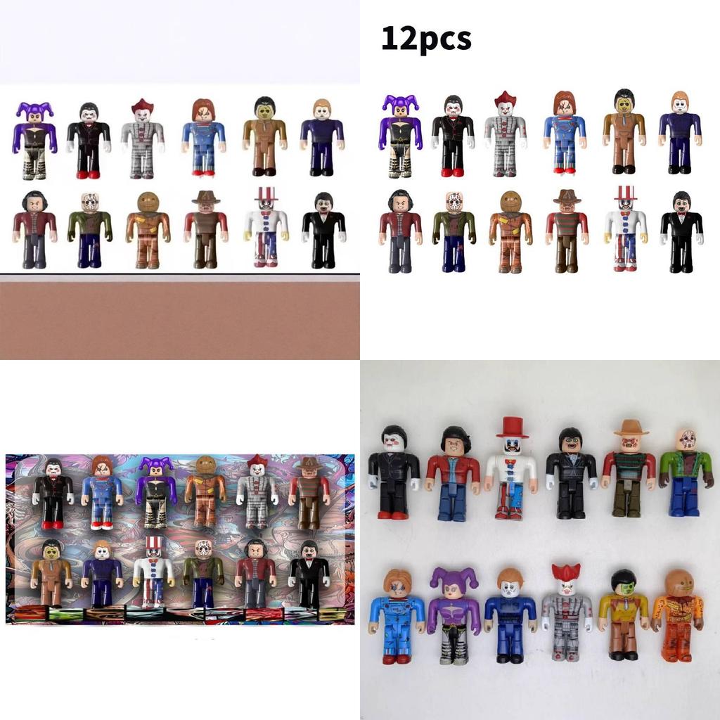 Набор пластиковых фигурок Roblox 8-9 см в стиле виртуального хоррора для коллекционеров и детей. Персонажи в комплекте.)