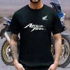 Мужская и женская футболка Honda Honda Africa Twin Летняя мотоциклетная футболка Гоночная свободная с коротким рукавом Весенняя велосипедная внедорожная футболка