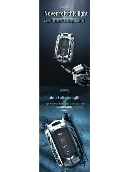 21 Корпус ключа бака: Чехол для ключа автомобиля Signal-Friendly Tank 300 из силикона и цинкового сплава