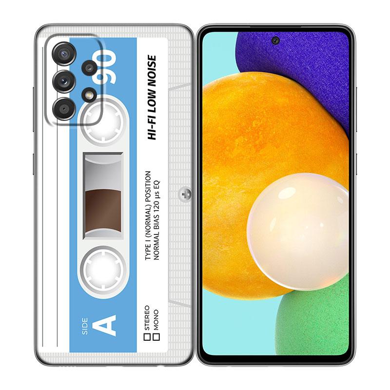 Кассетный чехол для телефона с магнитолой для Samsung A04 A21 A30 A50 A52 S A13 A14 A22 A23 A32 A53 A73 5G A11 A12 A31 A33 A51 A70 A71 A72