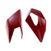 2X Motorcycle Front Fairing Winglets Side Wing Cover Red For 19-21 Honda CBR650R