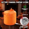 Halloween Collapsible Pumpkin Lantern With Lanyard Rechargeable Lighted Ornament Indoor Outdoor Holiday Party Layout Decor