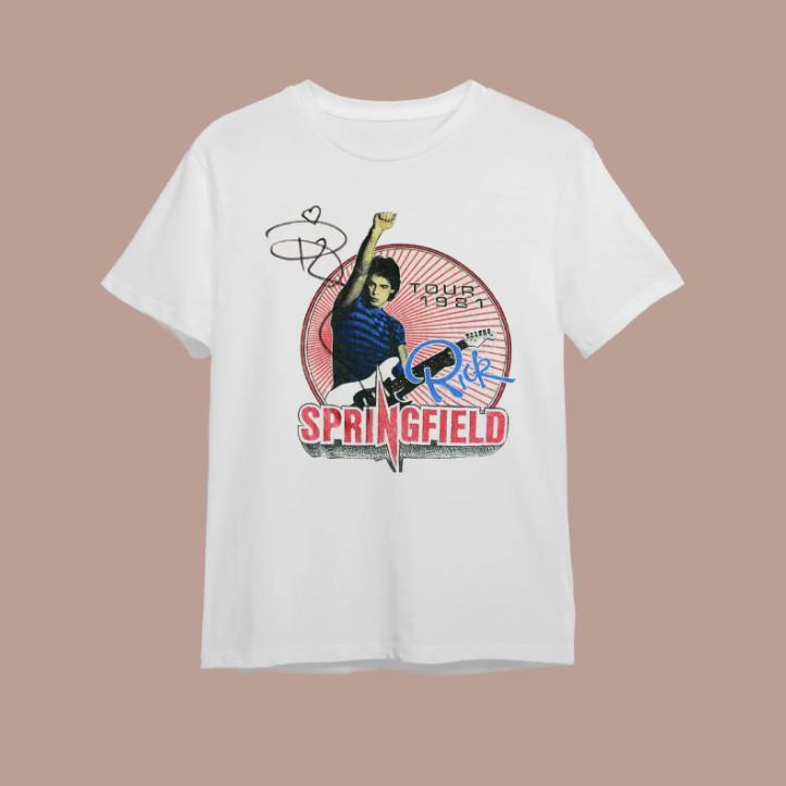 Rick Springfield signature Gift For Fans Unisex All Size Shirt Unisex T-Shirt