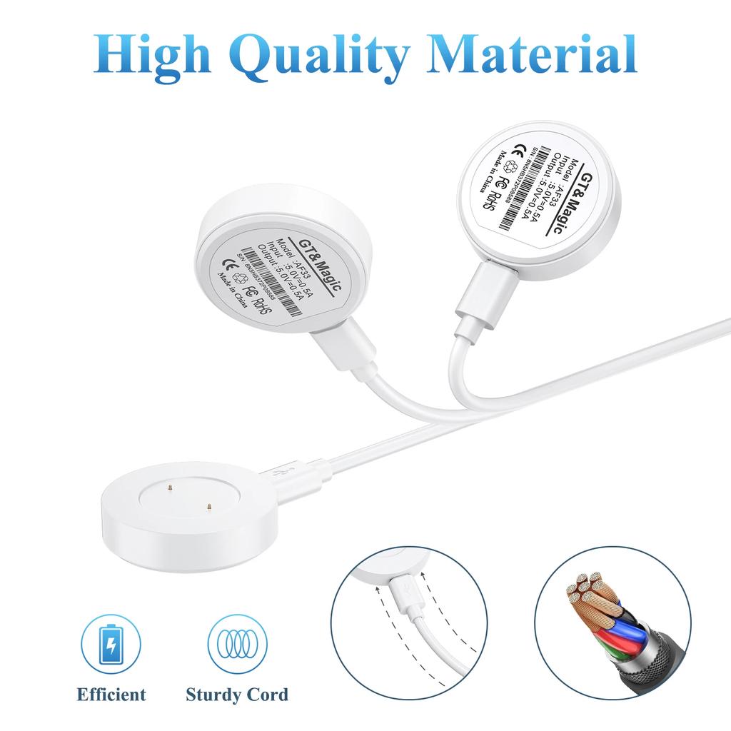 80/100 см USB Зарядное устройство Зарядка для Honor Watch 5/ Honor Watch 4 Зарядный кабель Сменный адаптер Док-станция для Honor Watch GS4 GS3