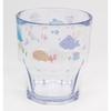 OSK Round Eye Aquarium Plastic Cup, Blue, 300ml, Made in Japan, Dishwasher Safe, Stylish, Cute, Antibacterial, Shatter-Resistant, Unisex, for Children