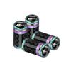 NRYJK1 4PCS Carbon Fiber Car Emblem Wheel Tire Valve Stem Cap Airtight Cover For Volkswagen Vw Tiguan Jetta Mk6 Scirocco GTI Polo 6R R