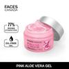 FACESCANADA Розовый гель для умывания с алоэ вера, не содержащий масел, 50 г | 1,5% гиалуроновой кислоты | Интенсивное увлажнение | Легкий, нелипкий | Не содержит спирта и парабенов