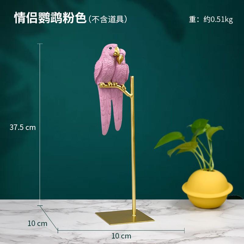 Современная фигурка попугая из смолы, декор для дома, офиса, стола, полки, современное животное-украшение