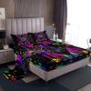 Bohemian Mushroom Pattern Bed Hat Four-Piece Bedding Set Bedroom Dormitory Bedding Decoration