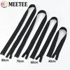 Meetee 5/10 шт. 40-300 см №3 Нейлоновая молния Черная Белая Разъемная молния Пуховик Пальто Обувь Автоматическая блокировка Молнии DIY Швейная фурнитура