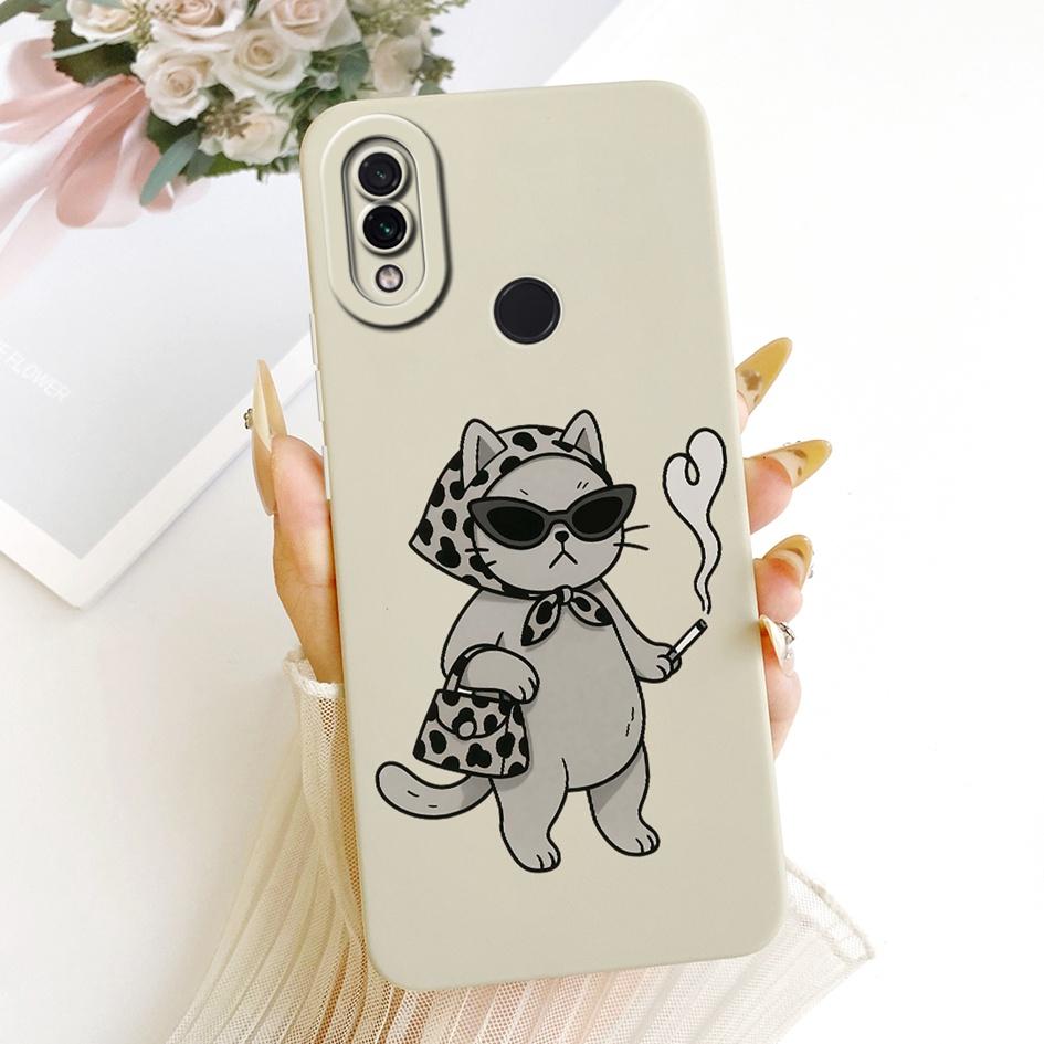 Чехол для Xiaomi Redmi Note 7 Pro Чехол Милый Кот Кролик Мультфильм Мягкий Конфетный Силиконовый Защитный Чехол Для Redmi Note 7 7S Fundas