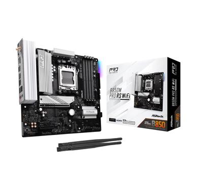 Материнская плата ASRock B850M Pro RS WiFi AMD Ryzen 9000 8000 7000 Series CPU Совместимая материнская плата DDR5 Micro ATX Авторизованный дистрибьютор / / (Сокет AM5)