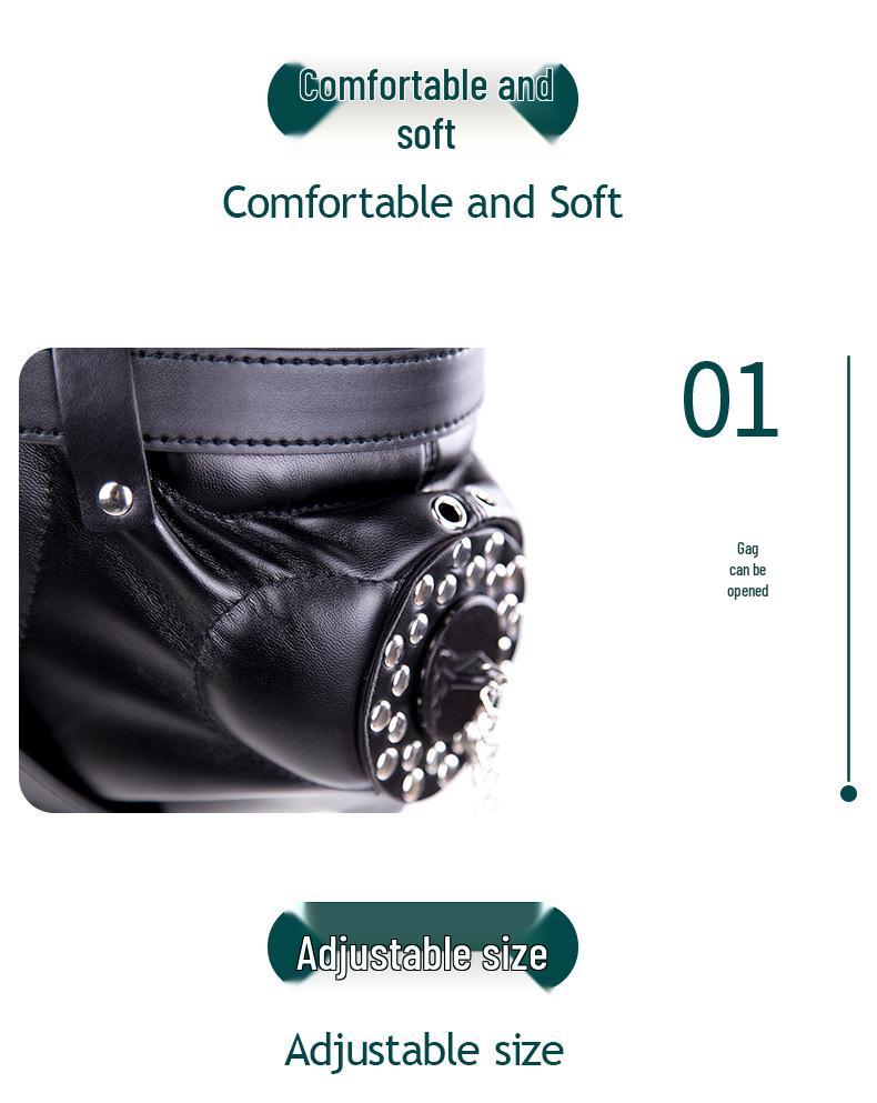 Эротическая маска для флирта и реквизит для орального секса для пары