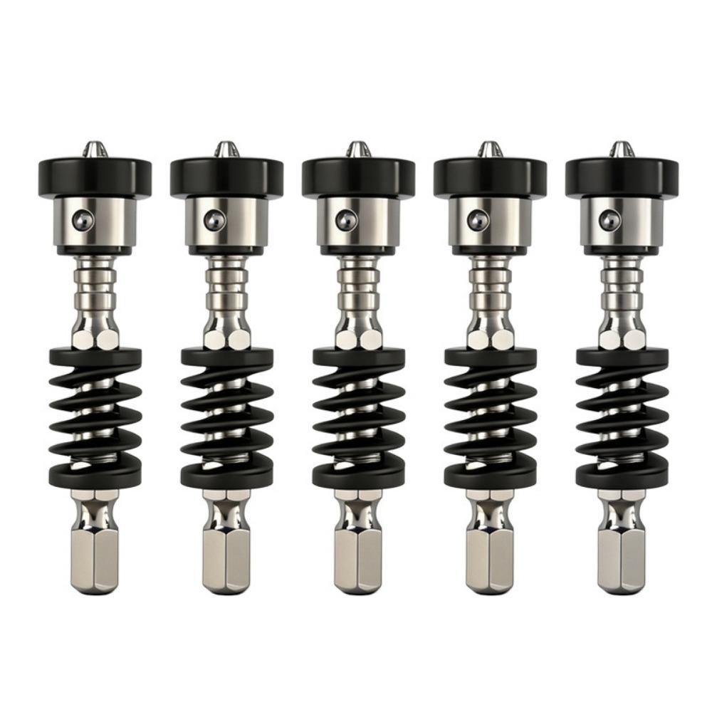 2/5Pcs Ring Positioning Spring-Loaded Screwdriver Bits Screw Holder for Drill Home Improvement