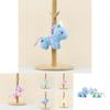 Charming Colorful Unicorn Plush Keychain Lovely Stuffed Animal Ideal For Gifts