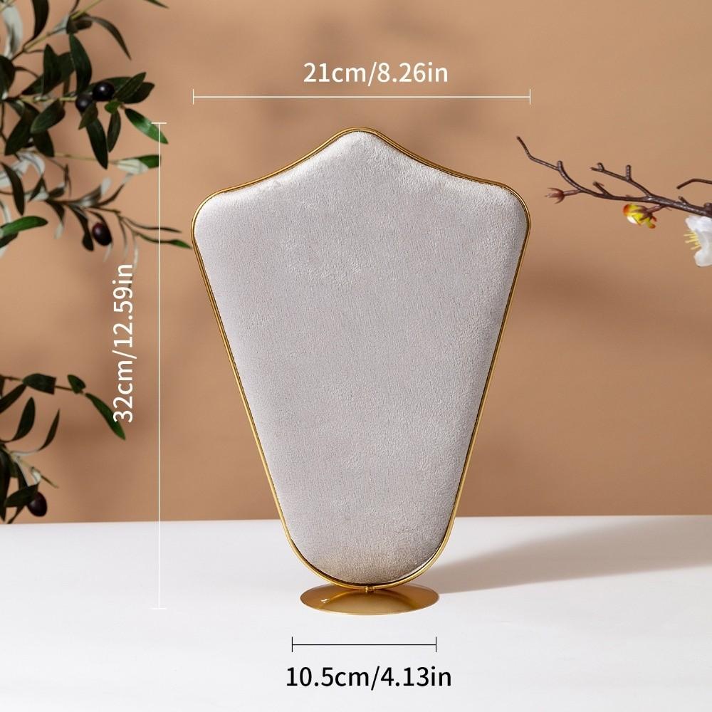 Green Jewelry Display Stand Velvet Necklace Shelf New Necklace Organizer Jewelry Shop Window