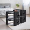Large Capacity Foldable Fabric Storage Box Set - Durable, Collapsible Organizer Bags for Clothes, Blankets & Linens Storage