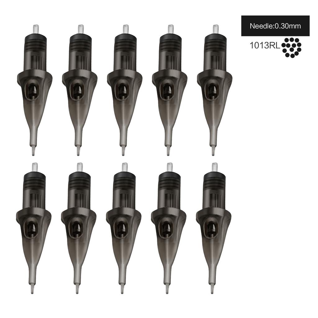 10 шт. иглы для картриджей для татуировки, профессиональные одноразовые полуперманентные иглы для макияжа бровей и губ для тату-машинки