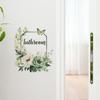 English Slogan Bathroom Flower Bathroom Home Decoration Wall Sticker