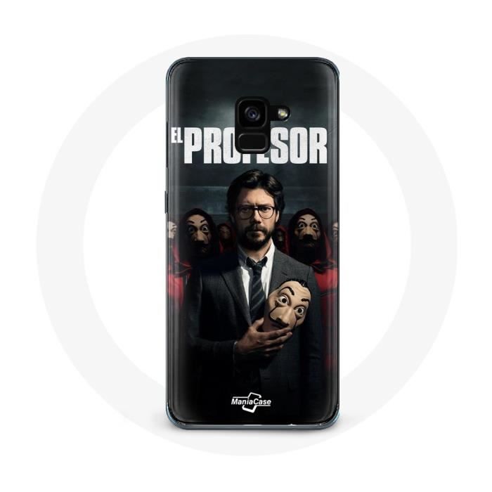 Coque pour Samsung Galaxy A8 Plus La casa de papel El profesor