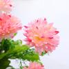 Искусственный букет хризантем УФ-стойкий Реалистичный Искусственный Шелковый Цветок Свадебная Вечеринка В помещении На улице Сад Декорация из Искусственных Цветов