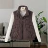 Осень и зима новый хлопковый жилет женский воротник-стойка пуховый хлопковый жилет свободный короткий жилет женское пальто