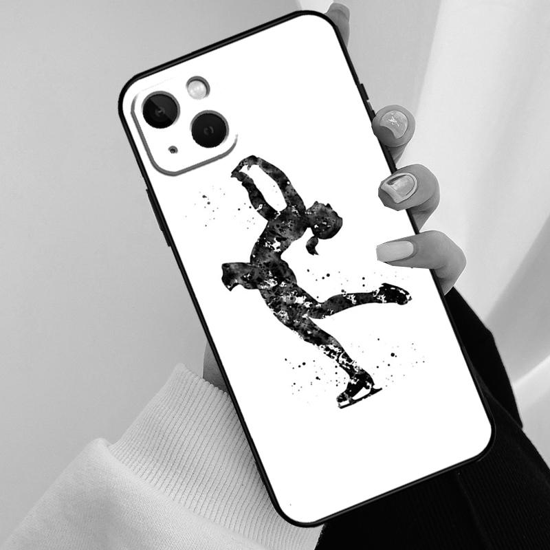 Чехол для телефона Фигурное катание Катание на коньках Для iPhone 17 Pro Max 16 15 11 13 12 14 Pro Max mini 15 16 Plus 16e 17 Air Cover