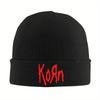 Korn Рок-группа Вязаная шапка с отворотом Шапки-черепа Для мужчин Женщин Зимние шапки-черепа Вязаная шапка