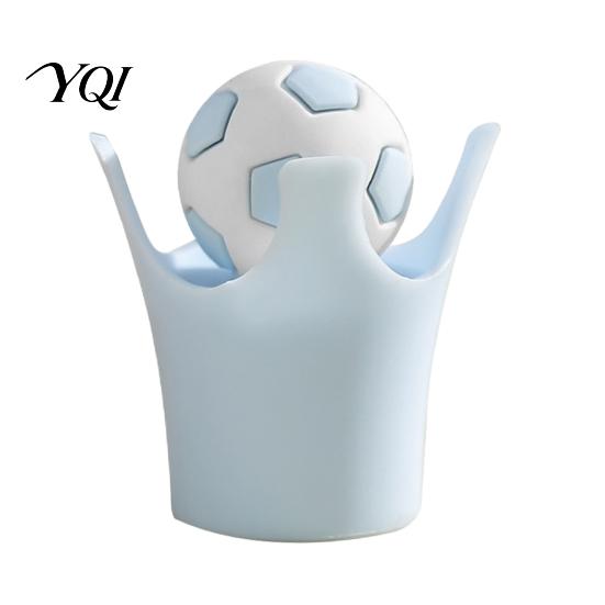 Easy Clean Bottle Covers Football-shaped Wine Stoppers, Silicone Champagne Sparkling Savers, Leak-proof Sealer Decorative Party Accessories
