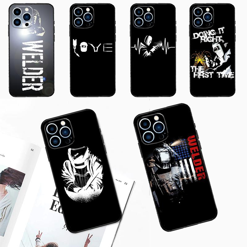 Welder Welding Case For Xiaomi Redmi Note 14 13 12 11 10 9 15 Pro Plus Redmi 15C 14C 10C 12C 13C 15 Cover