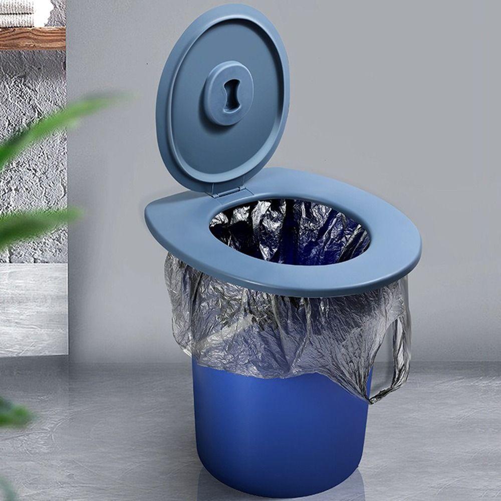 Прочная Пластиковая Крышка для Сиденья Унитаза Горшок Съемная Передвижная Крышка для Унитаза Сиденья для Кемпинга Домашний Уличный Аксессуар