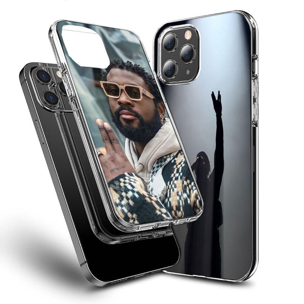 Чехол для телефона рэпера Damso для iPhone 16E 15 Pro 14 Plus 17E 16 17 Pro Max Air 11 12 13 Mini Ударопрочный Capa Милый чехол TPU Прозрачный