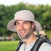 New Design Summer Nylon Outdoor Sunscreen Fisherman's Hat Large Brim Adjustable Quick-drying Breathable Waterproof Anti-UV