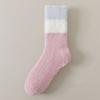 Winter Coral Fleece Socks Sleeping Mid Tube Socks Women Floor Plush Socks  For Female Men