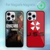 R-RESIDENT GAME E-EVILS 4 Phone Case For iPhone 15 14 13 12 11 Plus Pro Max Magsafe Magnetic Wireless Charging
