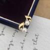 All-body Earrings Musical Charm Pearl Earrings Female Temperament Versatile French Retro Small Earrings