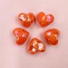 Простые модные материалы Сердце Свободные бусины Ювелирные изделия Макарон Аксессуар Персиковый акриловый браслет Бусины 19 * 16,5 мм Вырезанные бусины «Любовь» DIY Изысканные ювелирные изделия