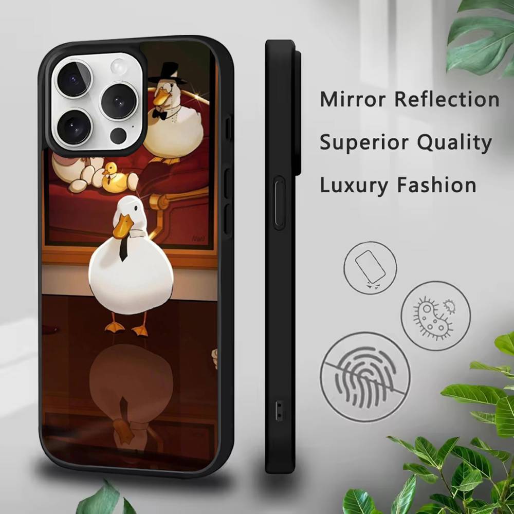 Смешной мем D-DucK Goose Чехол для телефона для IPhone 17,16,15,Pro,Max,Air,14,Plus,13,12,11 MagSafe Беспроводная зарядка Чехол